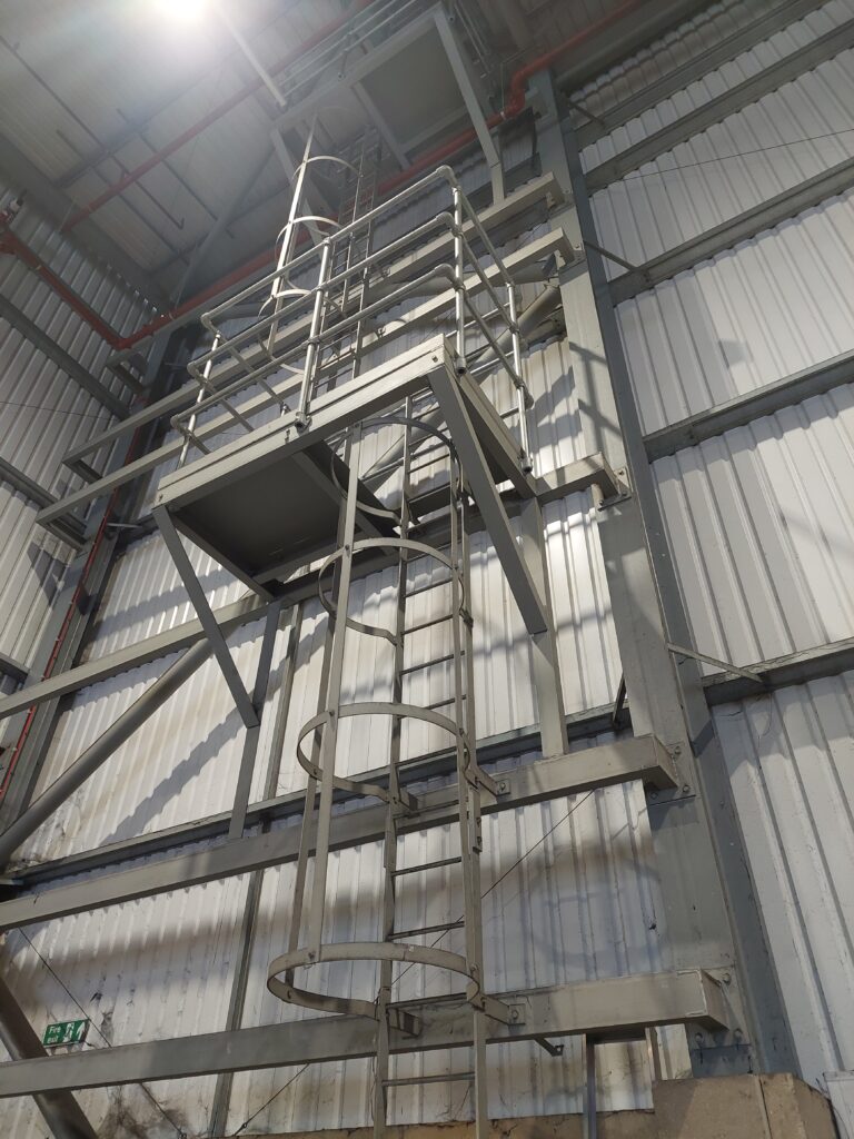 Steel Stair Inspector Internal Fixed Ladder